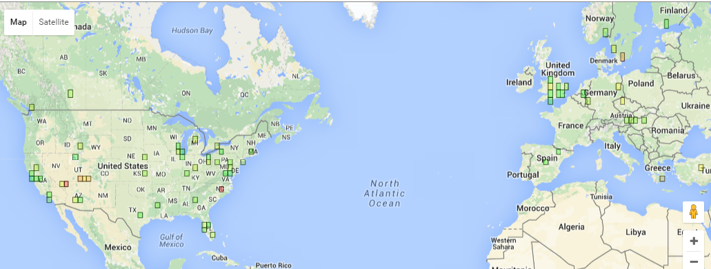 global wi-fi performance map