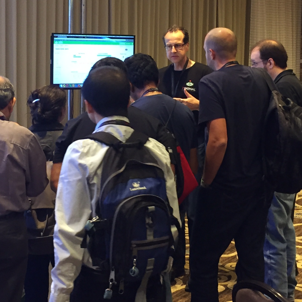 VP Ketonen demos 7signal at WifiTrek