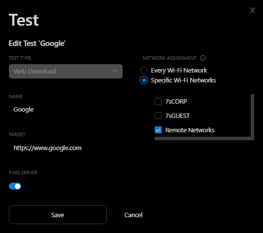 Remote networks ME